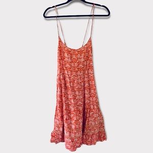 Joy Joy Coral Print Dress